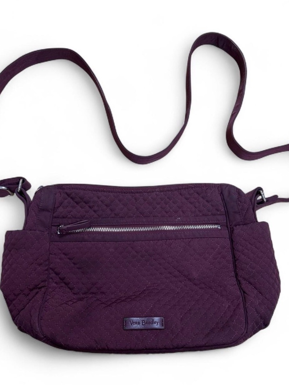 Vera Bradley Quilted Plum Crossbody Bag